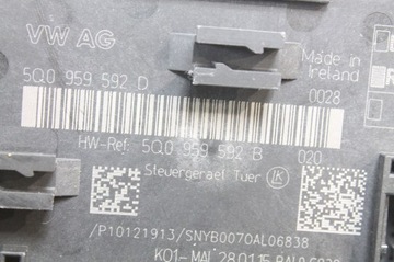 5Q0959592D JINÉ MODUL 2.0 TFSI QUATRO 169 2015 AUDI TT (FV3)