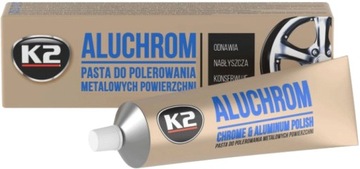 K2 ALUCHROM Pasta do chromu i metali 120g K003