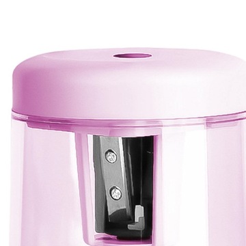 Электрическая точилка для карандашей, автоматический резак для карандашей с большой емкостью, фиолетовый