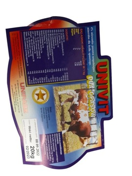 Витамины Юнивит для откорма животных, дополнительная смесь