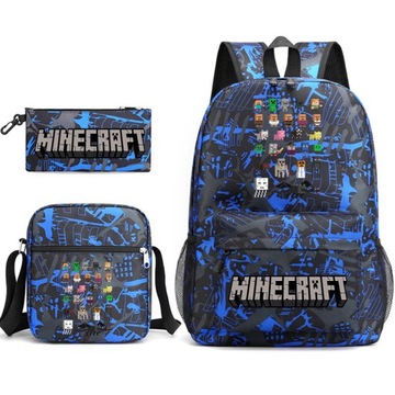 ШКОЛЬНЫЙ НАБОР Minecraft РЮКЗАК СУМКА ЧЕХОЛ ДЛЯ КАРАНДА Высокое качество