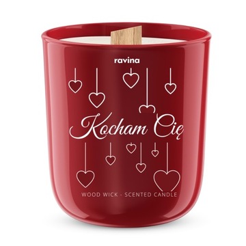 KOCHAM CIĘ ŚWIECA ZAPACHOWA ŚWIECZKA PERFUMOWANA NA PREZENT MAMA MATKI MAMY