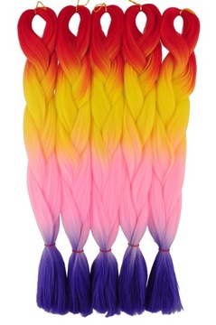 ВОЛОСЫ СИНТЕТИЧЕСКИЕ ПРЯМЫЕ ЦВЕТНЫЕ МОСТ 4K.017