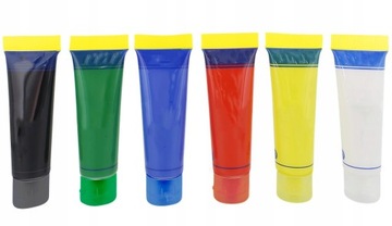 Тюбик с краской для плакатов INSPIRIA, 30 мл, 6 цветов, 3262