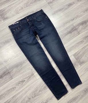 52 ## HUGO BOSS ## MĘSKIE SPODNIE JEANSY 38/32