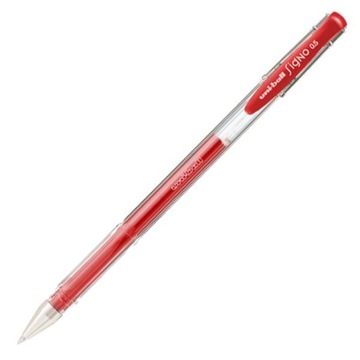 Długopis żelowy Uni UM-100 czerwony