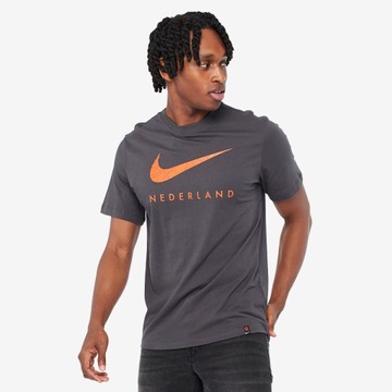 Koszulka z krótkim rękawem NIKE szary T-shirt r. M