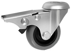 KOŁO KÓŁKO MEBLOWE SKRĘTNE Z OTWOREM i HAM 50 mm