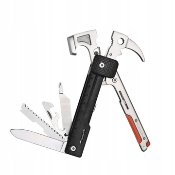 Multitool z młotkiem Roxon H1 - 17 w jednym Etui