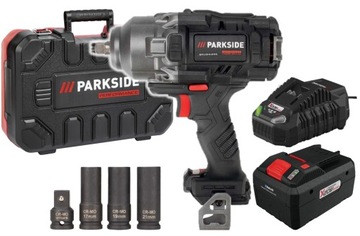 Akumulatorowy Klucz Udarowy PARKSIDE PERFORMANCE + Aku 8Ah, Ładowarka 120W