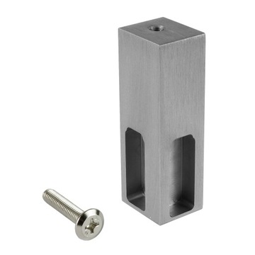Mocowanie narożne drążka prostokątnego PAKKI-MN INOX