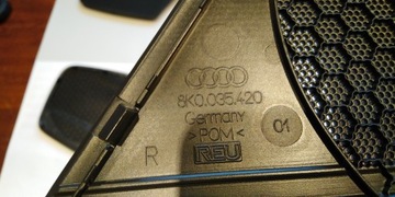 AUDI A4 B8 OSŁONA KRATKA MASKOWNICA GŁOŚNIKA PRZÓD