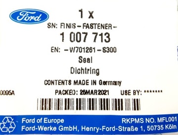 УПЛОТНИТЕЛЬНОЕ КОЛЬЦО 9,5X2,0 ММ ТРУБКА ДЛЯ ФОКУСИРОВКИ УРОВНЯ МАСЛА