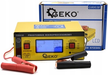 Микропроцессорный автомобильный выпрямитель для зарядки LCD 6/12/24В