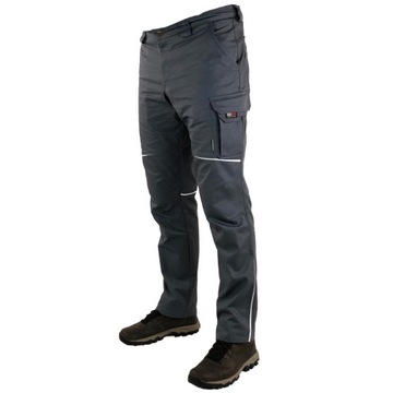 SPODNIE ROBOCZE DuduWork Solidne Szare roz. 46
