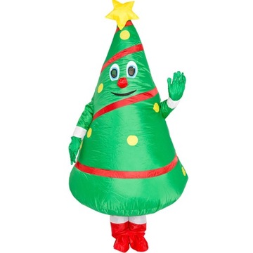 nadmuchiwane kostiumy Choinka Snowman św 150-195cm