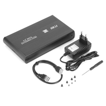 внешний корпус для USB-диска настольного компьютера 3,5 дюйма, алюминий