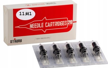 Igły do Tatuażu kartridż Stigma CARTRIDGE 5 sztuk 11M1 Igła Tattoo HIT NEW
