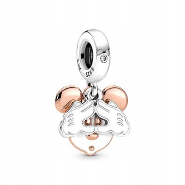 Charms Klips Na Pandora Srebro 925 kwiatów