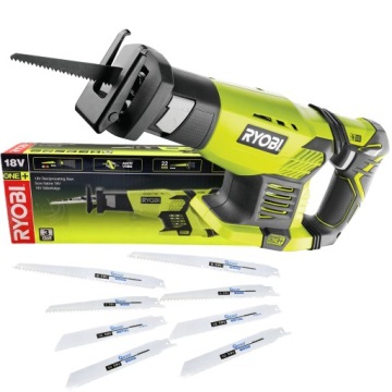 RYOBI FOX 18V АККУМУЛЯТОРНАЯ САБЕЛЬНАЯ ПИЛА +10 ПИЛЬНЫХ ПОЛОТЕН RRS1801M