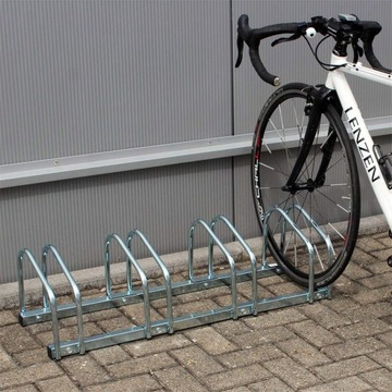 ПОЛКА ДЛЯ 5 ВЕЛОСИПЕДОВ ПАРКОВОЧНЫЙ ДЕРЖАТЕЛЬ НА 5 ПОЗИЦИЙ