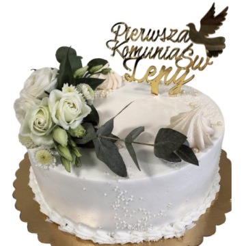 золото причастие топпер с именем первое причастие ИМЯ золото зеркало оргстекло