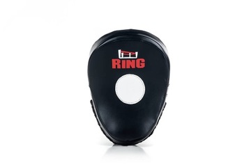 Лапы тренера, черные боксерские диски, тренировочные поплавки.