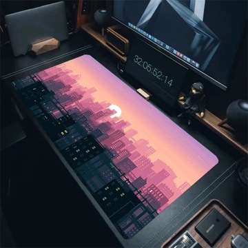 Large Pixel style Mouse Mat Gaming Mousepad Big