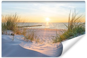 Fototapeta Ścienna PLAŻA Morze Pejzaż 3D 180x120