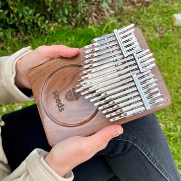 Kalimba SEEDS 34 хроматических тона + футляр, казу!