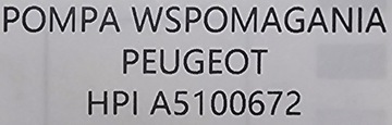 ORIG. ČERPADLO SERVA PEUGEOT 508 - 9675277380