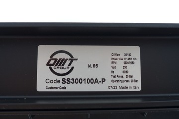 CHŁODNICA 140L OLEJU OMT SS30 230V/24VCC