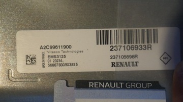 JEDNOTKA MOTORU RENAULT DACIA NISSAN 1.6 SCE 237106933R