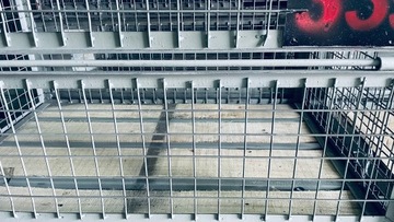 корзина, контейнер из металлической проволоки, Gitterbox, серый