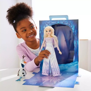DISNEY Lalka ELSA KRAINA LODU 2 FROZEN 2 + UBRANKA