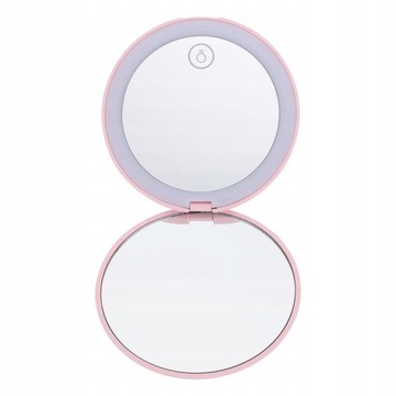 Косметическое зеркало со светодиодной подсветкой Маленькое дорожное зеркало