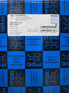 ВТУЛКА PFERD ВТУЛКА Втулки Корунд 45x30 P80 - 5 шт.