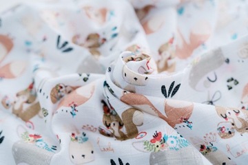 НАБОР ИЗ 4-Х ТКАНЕВЫХ ПОДГУЗНИКОВ 80х70см В ПОДАРОК ​​ОТ BABYU