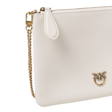 -10% PINKO TOREBKA SKÓRZANA CLASSIC FLAT LOVE BAG SIMPLY