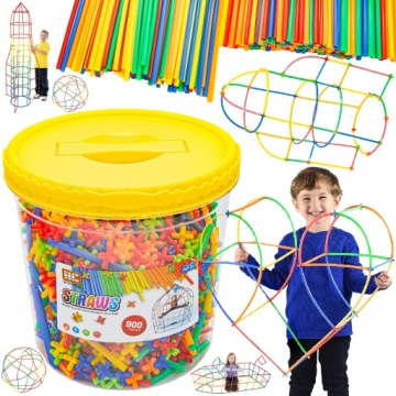 СТРОИТЕЛЬНЫЕ БЛОКИ СОЛОМОЧКИ ТРУБКИ 900EL 19,5 СМ XXL