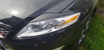 FORD MONDEO MK4 брови ЧЕРНЫЕ///ПЛАСТИК///АБС///