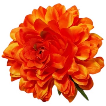 Główka wyrobowa kwiaty sztuczne Piękna DALIA Cynia fioletowa do stroików