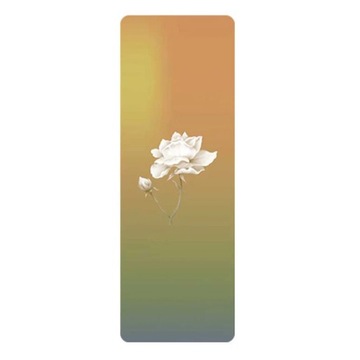 Printed Polar Fleece Yoga Mat Towel Anti Slip Grip Sweat Absorbent Yoga