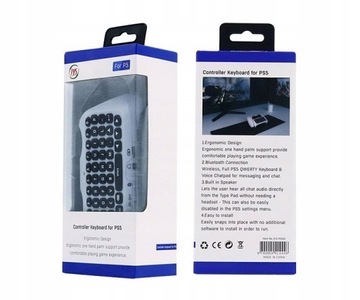 КЛАВИАТУРА BLUETOOTH ДЛЯ БЕСПРОВОДНОГО ГЕЙМПАДА DUALSENSE PS5 PLAYSTATION