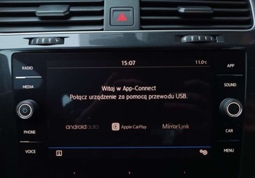 Volkswagen Golf VII Hatchback 3d Facelifting 1.5 TSI BMT 130KM 2019 Volkswagen Golf 1.5 TSI 130KM Trendline SalonPL Serwisowany Iwl. Vat-Marza, zdjęcie 16