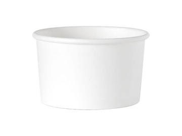 MISKA PAPIEROWA 500 ML BIAŁA 10 SZT