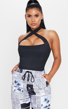 PRETTYLITTLETHING D3Z BODY WIĄZANE NA KRZYŻ R. XL