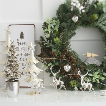 РОЖДЕСТВЕНСКИЕ ЕЛОЧНЫЕ ОГНИ СВЕТОДИОДНЫЕ ЗАНАВЕСЫ РОЖДЕСТВЕНСКИЕ УКРАШЕНИЯ 10X ОЛЕНЬ