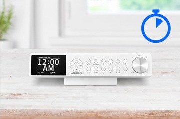 КУХОННАЯ ЦИФРОВАЯ ПОДВЕСНАЯ РАДИО СВЕТОДИОДНАЯ ЛАМПА DAB+ MD43750 FM BLUETOOTH USB