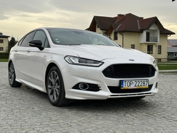 Ford Mondeo V Liftback 2.0 TDCi 180KM 2019 Ford Mondeo MK5 ST-LineX 2.0 TDCI 180 KM #Panorama #Webasto #Perła #Ideal, zdjęcie 2